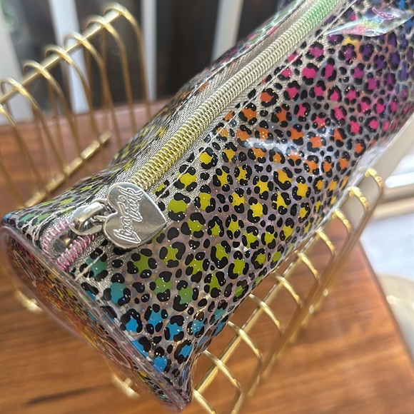 LISA FRANK MORPHE Leopard Cat Makeup Cosmetic Or Pencil Case Bag - Picture 3 of 4